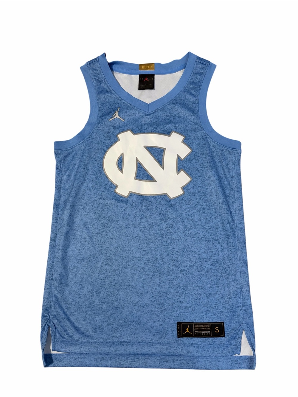 Jordan Nike Elite North Carolina Tar Heels Jersey Mens Small Stitched Limited